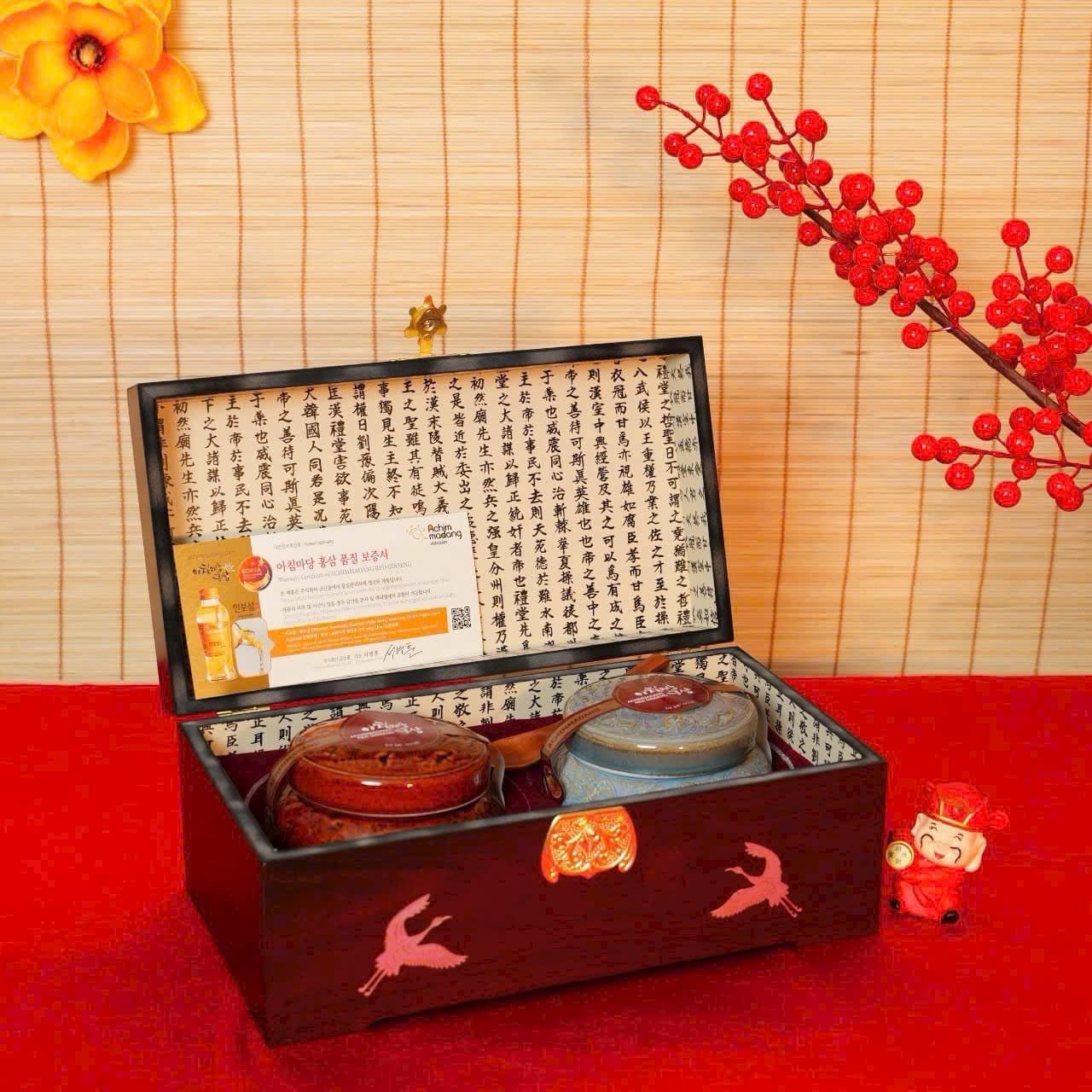 Cao sâm Hoàng Đế Hoàng Hậu hũ đôi 500g