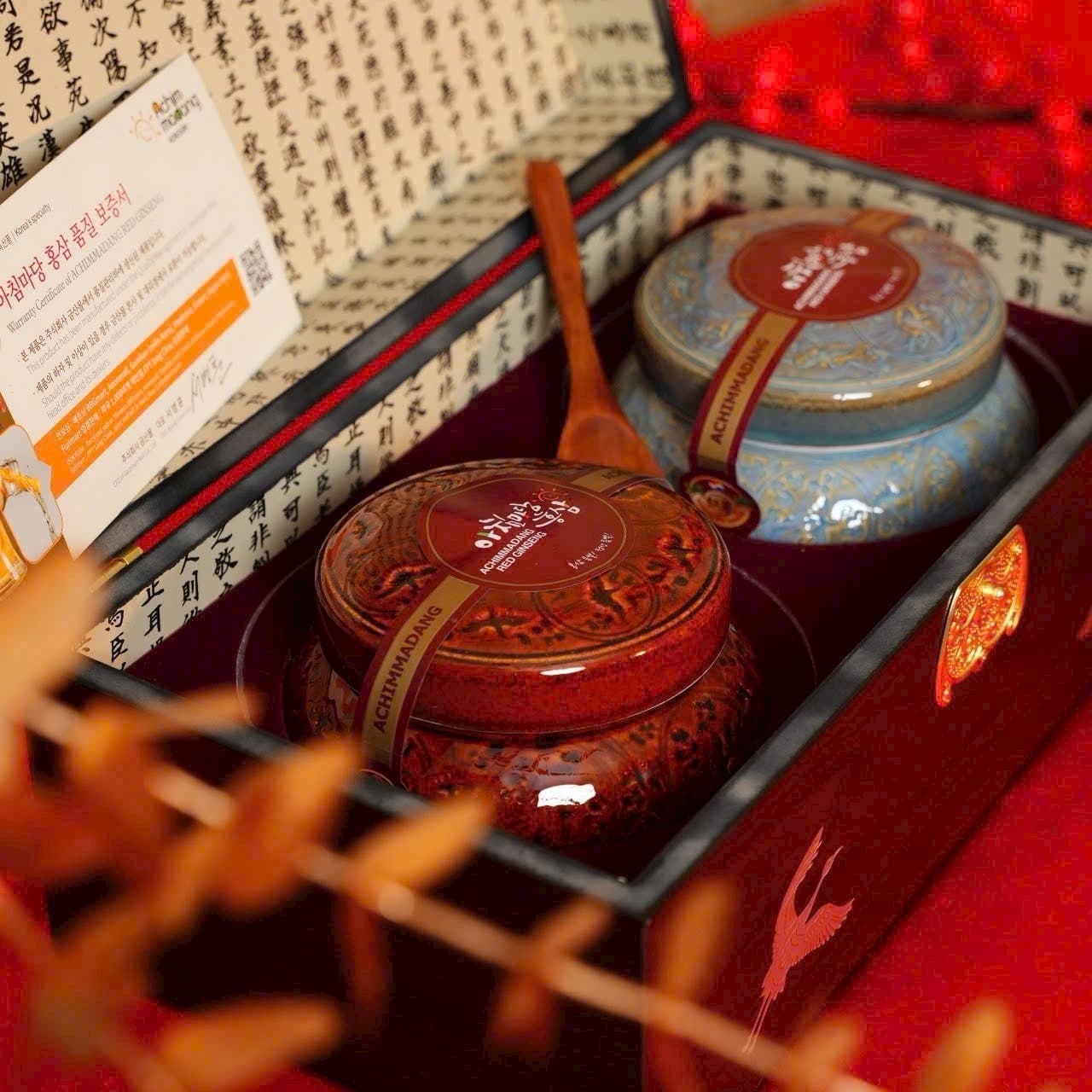 Cao sâm Hoàng Đế Hoàng Hậu hũ đôi 500g