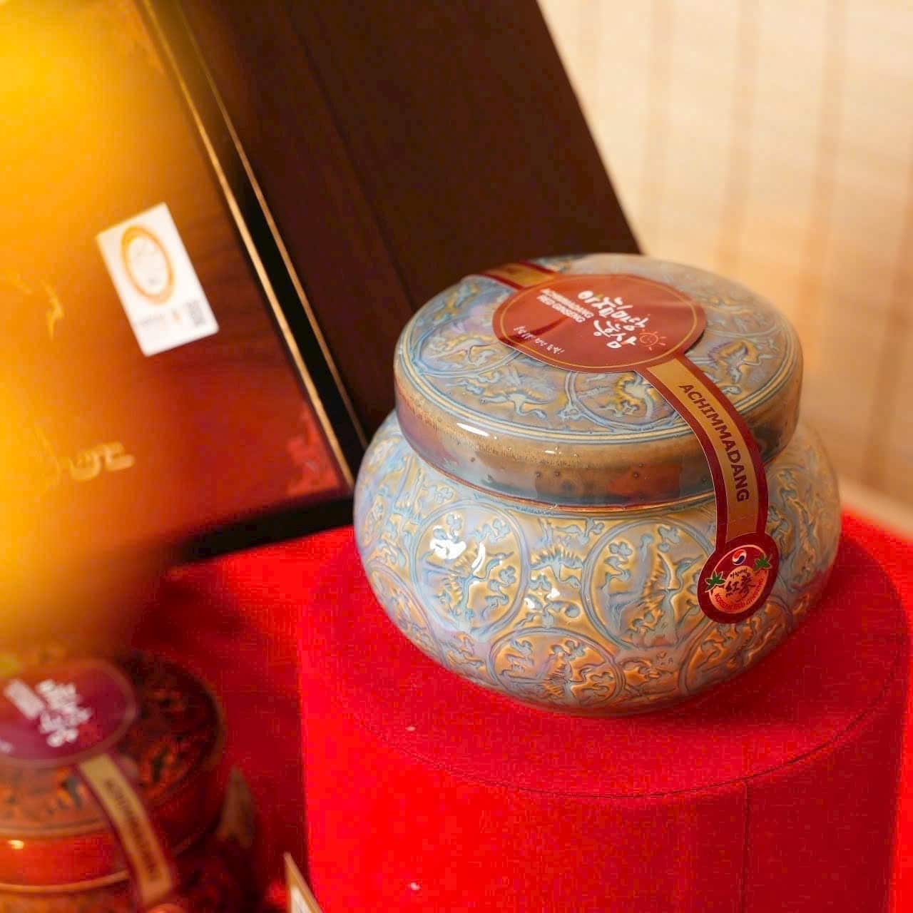 Cao sâm Hoàng Đế Hoàng Hậu hũ đôi 500g