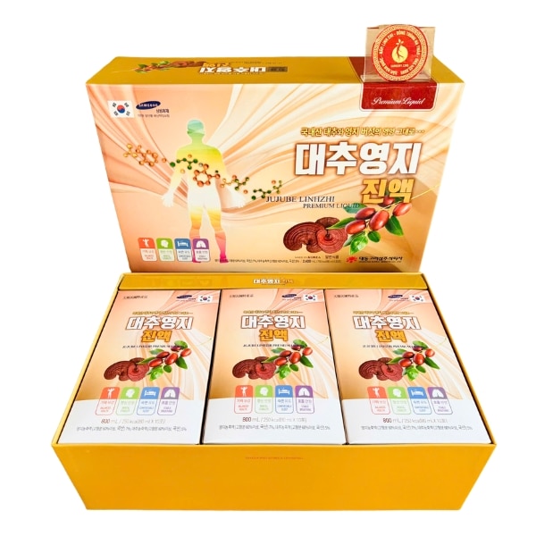 Chiết xuất linh chi táo đỏ hộp 30 gói 80ml - DAEDONG
