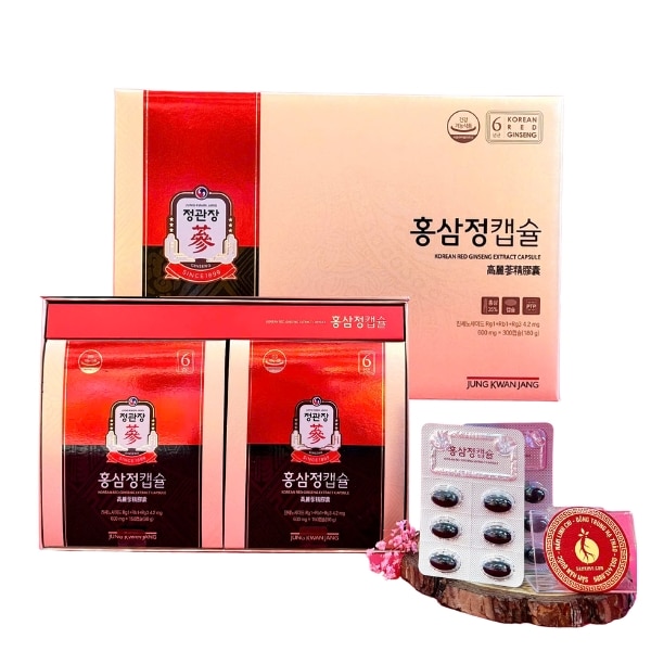 Viên nhộng hồng sâm KGC Extract Capsule hộp 300 viên - KGC
