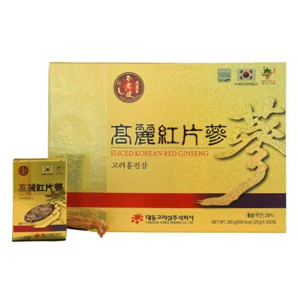 Sâm khô thái lát hộp quà 200g - DAEDONG