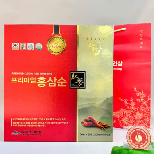 Nước Hồng Sâm Không Đường