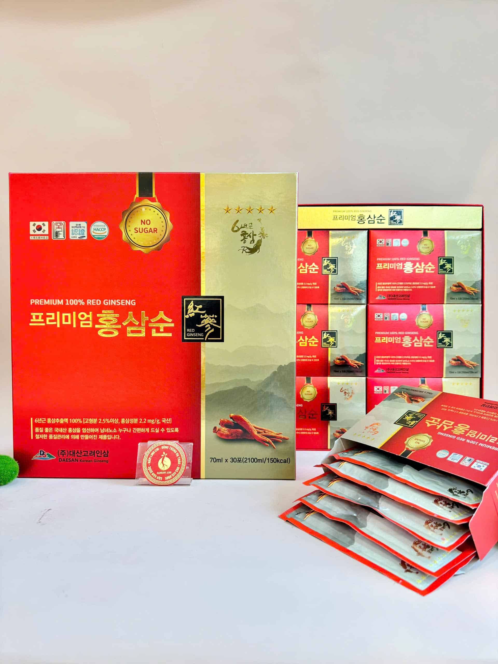 Nước Hồng Sâm Không Đường