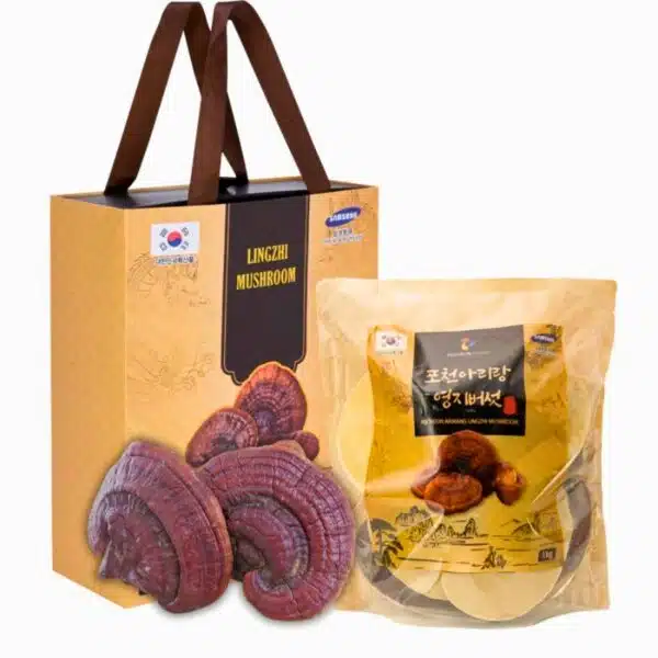 Nấm Linh Chi Nâu Hàn Quốc hộp 1kg - POCHEON