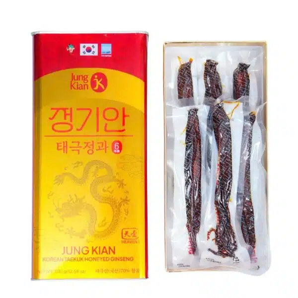 Thiên sâm tẩm mật ong 300g 6 củ - JUNG KIAN