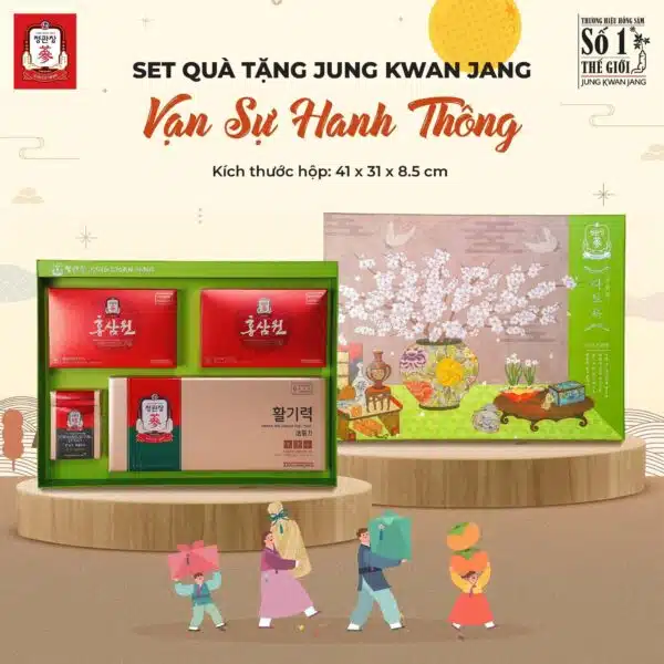 Hộp quà Sâm VẠN SỰ HANH THÔNG – KGC