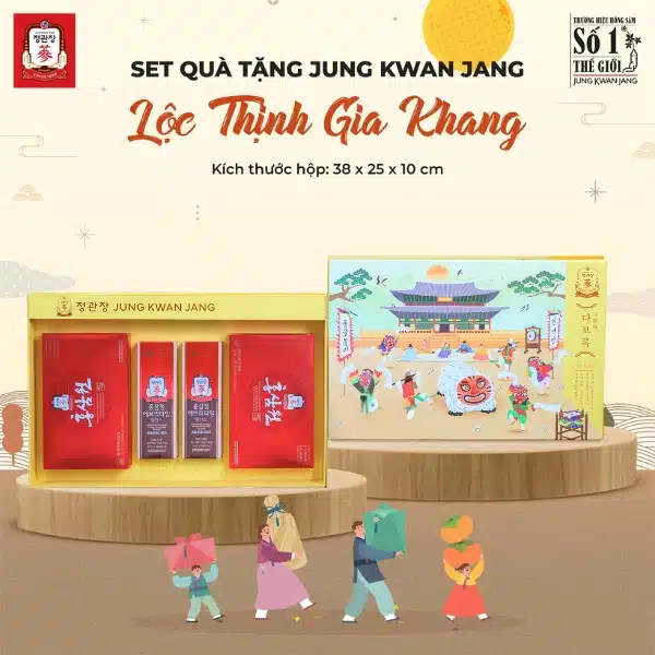 Hộp quà Sâm LỘC THỊNH GIA KHANG – KGC