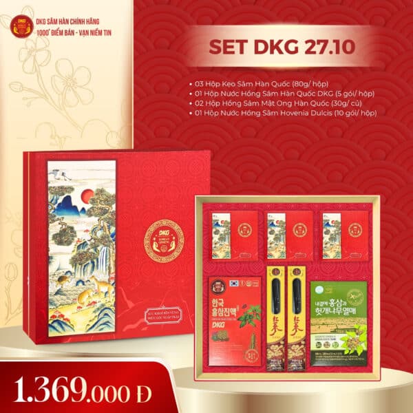 Set quà Sâm Hàn Quốc DKG 27.10