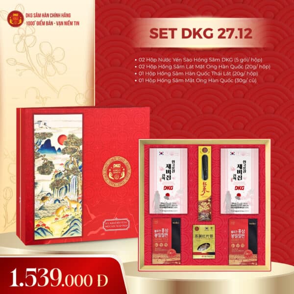 Set quà Sâm Hàn Quốc DKG 27.12