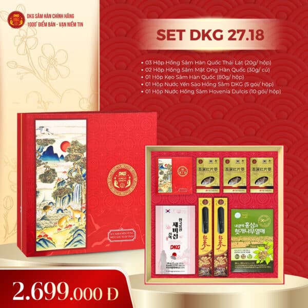 Set quà Sâm Hàn Quốc DKG 27.18
